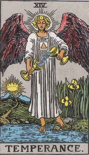 Temperance tarot card from the Path of Light deck